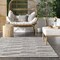 Nuloom Lorene High-Low Geometric Indoor/Outdoor Area Rug 5ft x 8ft RZPC02A-508 - alternate 6
